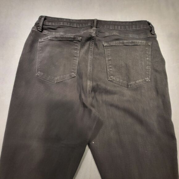 Old Navy Super Skinny High Rise Black Jeans Woman's Size 14 Stretch - Picture 9 of 11